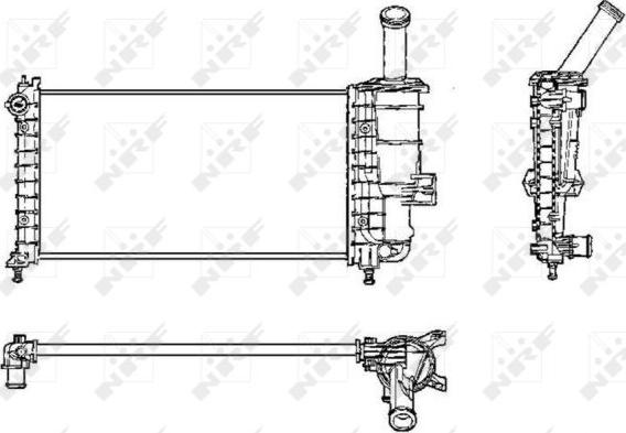 NRF 53230 - Radiators, Motora dzesēšanas sistēma onlydrive.pro