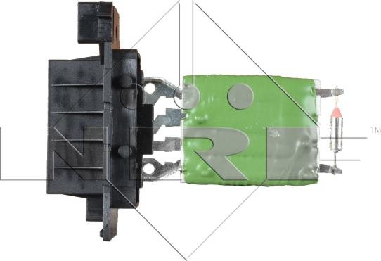 NRF 342012 - Resistor, interior blower onlydrive.pro