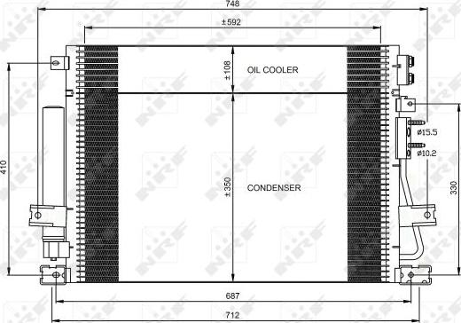 NRF 35966 - Lauhdutin, ilmastointilaite onlydrive.pro