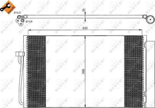 NRF 35538 - Kondensatorius, oro kondicionierius onlydrive.pro