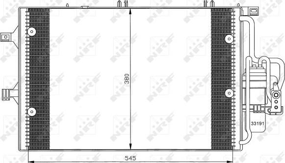 NRF 35529 - Condenser, air conditioning onlydrive.pro