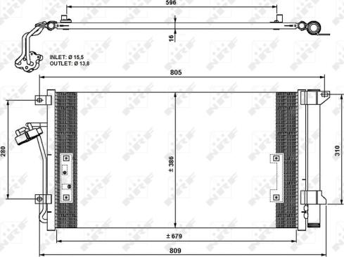 NRF 35639 - Kondensatorius, oro kondicionierius onlydrive.pro