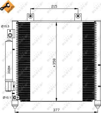 NRF 35637 - Kondensatorius, oro kondicionierius onlydrive.pro