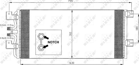 NRF 35140 - Kondensatorius, oro kondicionierius onlydrive.pro