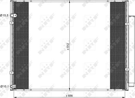 NRF 35857 - Kondensatorius, oro kondicionierius onlydrive.pro