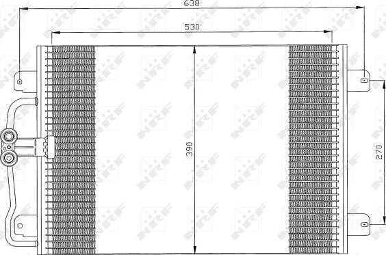 NRF 35832 - Condenser, air conditioning onlydrive.pro