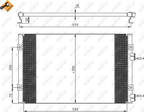 NRF 35384 - Lauhdutin, ilmastointilaite onlydrive.pro