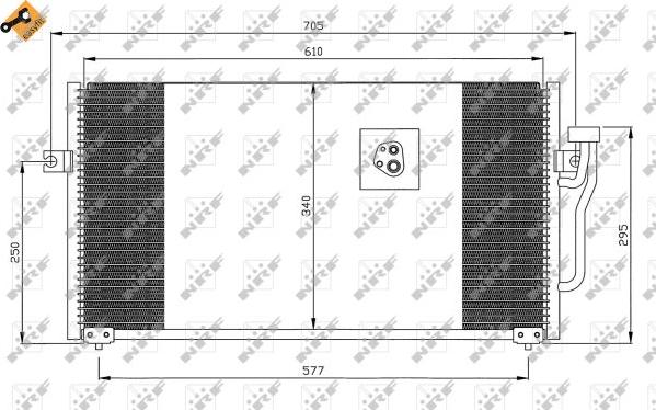 NRF 35293 - Condenser, air conditioning onlydrive.pro