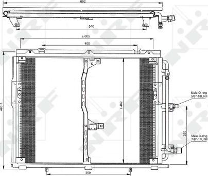 NRF 35229 - Condenser, air conditioning onlydrive.pro