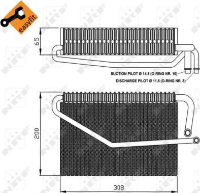 NRF 36122 - Garintuvas, oro kondicionierius onlydrive.pro