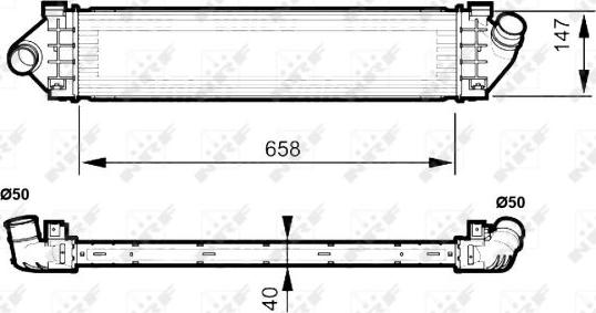 NRF 30515 - Kompressoriõhu radiaator onlydrive.pro