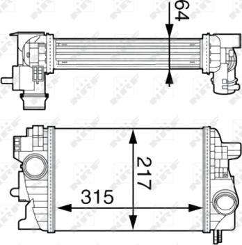 NRF 30534 - Intercooler, charger onlydrive.pro