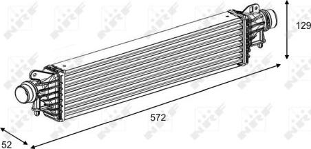 NRF 30179 - Intercooler, charger onlydrive.pro