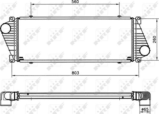 NRF 30830 - Intercooler, charger onlydrive.pro