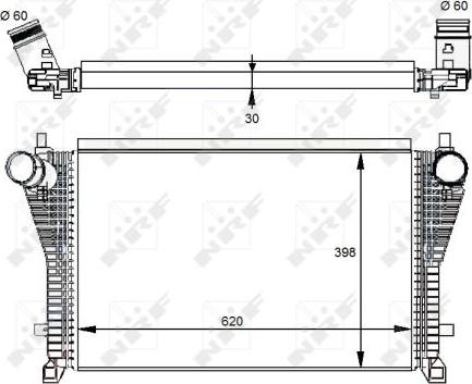 NRF 30291 - Kompressoriõhu radiaator onlydrive.pro