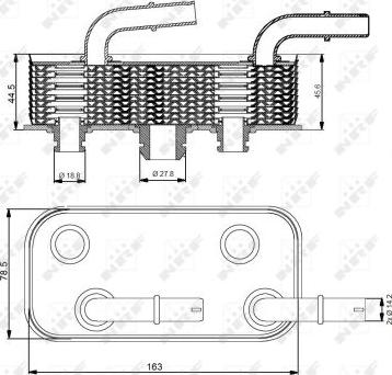 NRF 31190 - Oil Cooler, automatic transmission onlydrive.pro