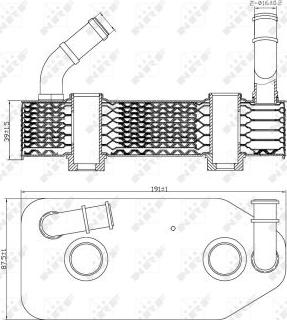 NRF 31186 - Масляный радиатор, автоматическая коробка передач onlydrive.pro