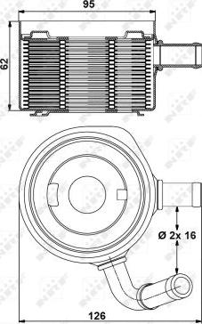 NRF 31178 - Oil Cooler, engine oil onlydrive.pro