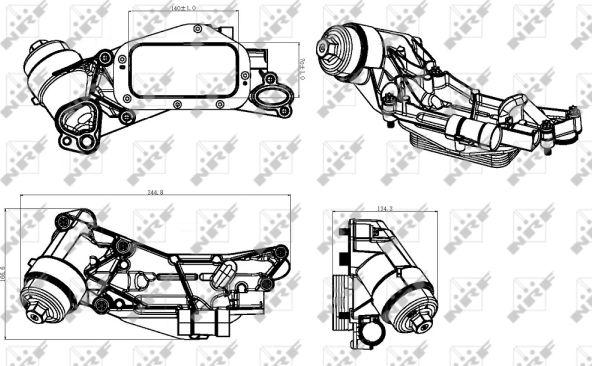 NRF 31315 - Kotelo, öljynsuodatin onlydrive.pro