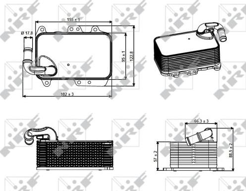 NRF 31272 - Масляный радиатор, двигательное масло onlydrive.pro