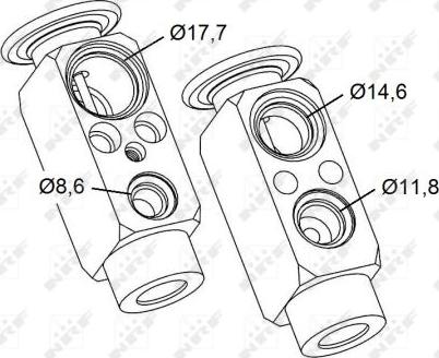 NRF 38479 - Išsiplėtimo vožtuvas, oro kondicionavimas onlydrive.pro