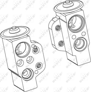 NRF 38368 - Expansion Valve, air conditioning onlydrive.pro