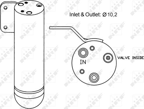 NRF 33151 - Dryer, air conditioning onlydrive.pro