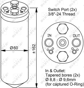 NRF 33183 - Dryer, air conditioning onlydrive.pro