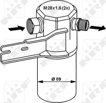 NRF 33132 - Sausinātājs, Kondicionieris onlydrive.pro