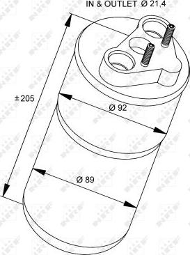 NRF 33317 - Dryer, air conditioning onlydrive.pro