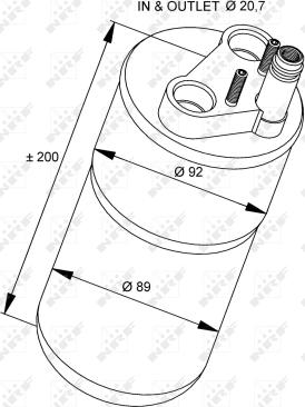 NRF 33216 - Dryer, air conditioning onlydrive.pro