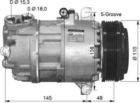 NRF 32434G - Компрессор кондиционера onlydrive.pro