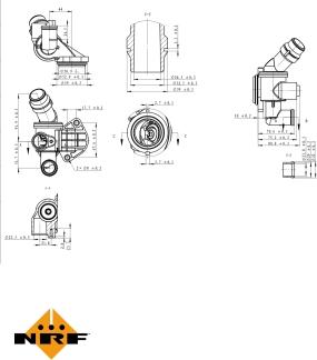 NRF 725003 - Coolant thermostat / housing onlydrive.pro