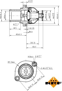 NRF 725035 - Termostaat,Jahutusvedelik onlydrive.pro