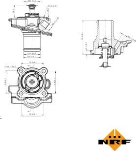 NRF 725079 - Coolant thermostat / housing onlydrive.pro