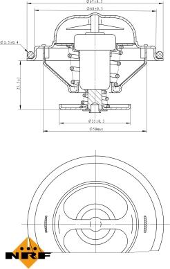 NRF 725070 - Termostaat,Jahutusvedelik onlydrive.pro