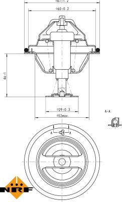 NRF 725077 - Coolant thermostat / housing onlydrive.pro