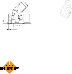 NRF 725115 - Coolant thermostat / housing onlydrive.pro