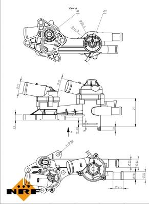 NRF 725179 - Termostats, Dzesēšanas šķidrums onlydrive.pro