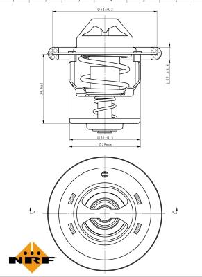 NRF 725206 - Termostaat,Jahutusvedelik onlydrive.pro