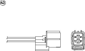 NTK 1593 - Oxygen, Lambda Sensor onlydrive.pro