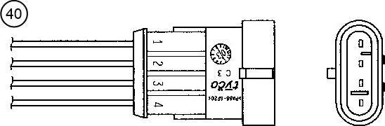 NTK 0287 - Oxygen, Lambda Sensor onlydrive.pro