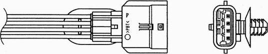 NTK 0013 - Oxygen, Lambda Sensor onlydrive.pro