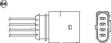 NTK 91822 - Oxygen, Lambda Sensor onlydrive.pro