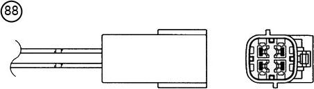 NTK 94732 - Oxygen, Lambda Sensor onlydrive.pro