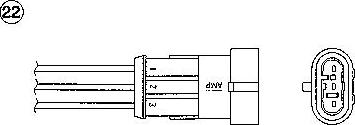 NTK 1887 - Oxygen, Lambda Sensor onlydrive.pro