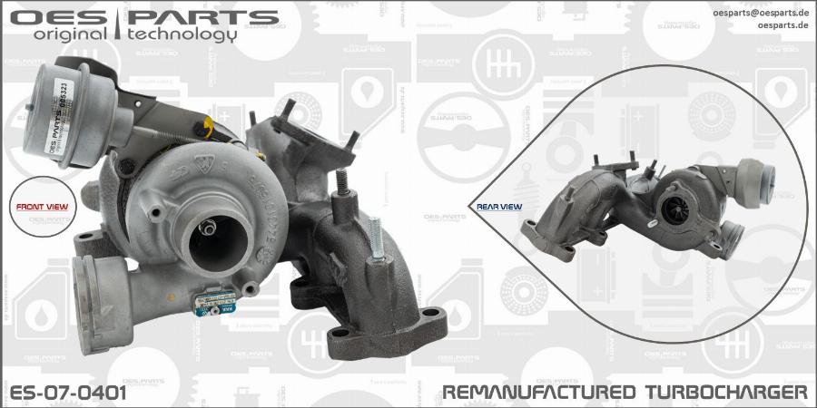 OES PARTS ES-07-0401 - Charger, charging system onlydrive.pro