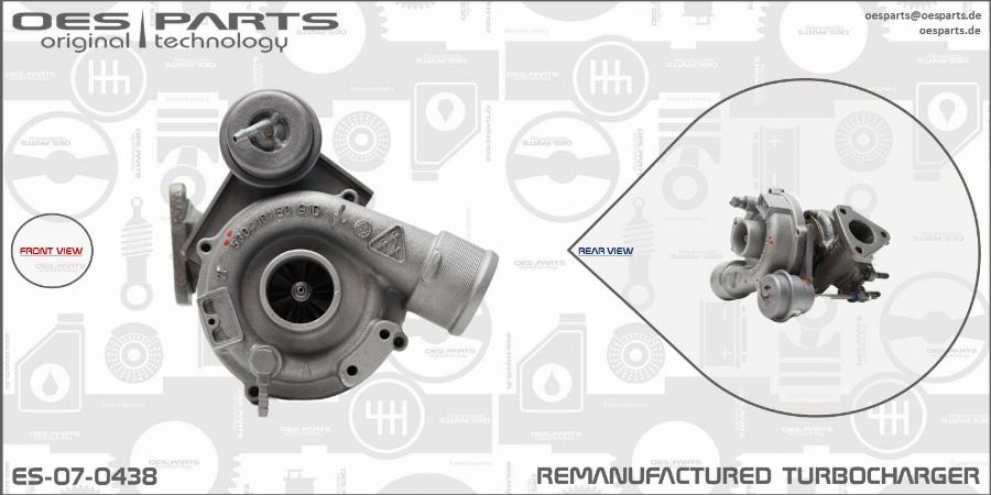 OES PARTS ES-07-0438 - Charger, charging system onlydrive.pro