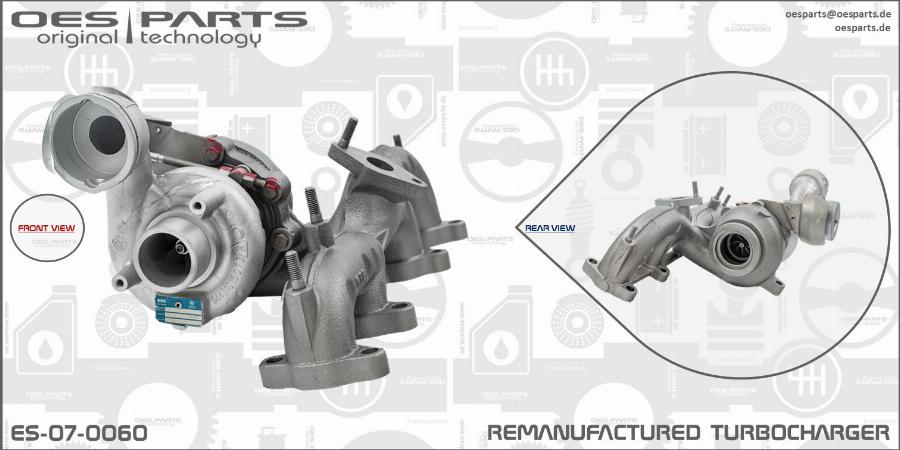 OES PARTS ES-07-0060 - Kompresors, Turbopūte onlydrive.pro