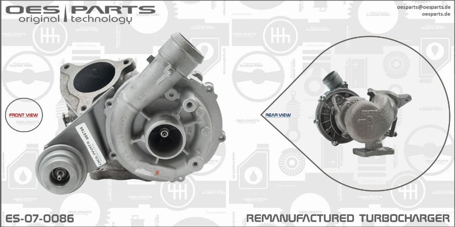 OES PARTS ES-07-0086 - Kompresors, Turbopūte onlydrive.pro